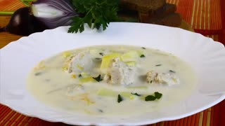 Сырный суп с курицей,вкусный и легкий.  Простой рецепт
