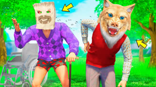 GTA 5 - МЫ С ДРУГОМ СТАЛИ СТАРИКАМИ ! Я СТАЛ ДЕДОМ НА 24 ЧАСА ! - ЧЕЛЛЕНДЖИ В ГТА 5 ОНЛАЙН